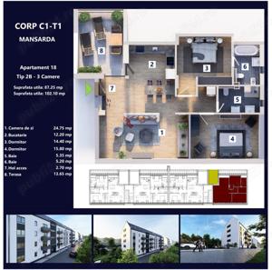 Apartamente noi direct de la dezvoltator - imagine 9