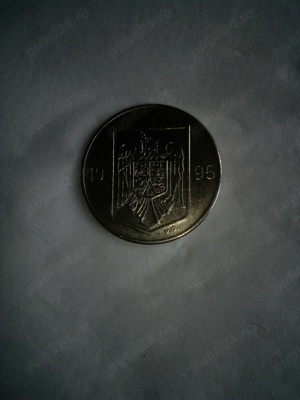 Monedă veche de 10 lei (1995). - imagine 2