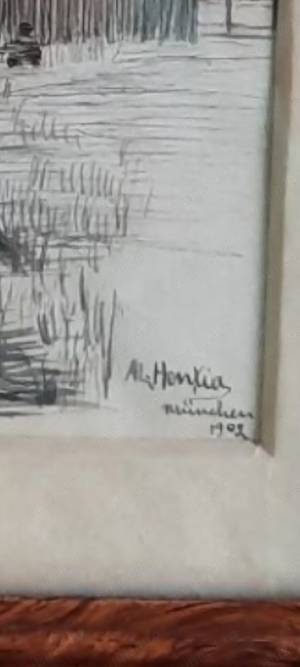 De vanzare tablou din1902 Hentia - imagine 2