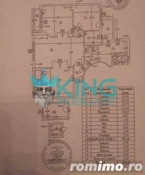 Apartament 4 camere | 5/7 | 92mp |15min Metrou |Centrala | Calea Mosilor - imagine 12