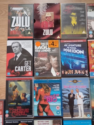 COLECȚIE RARITATE MICHAEL CAINE MULTE SIGILATE,multe cu subtitrare în limba română Câteva in engleza - imagine 2