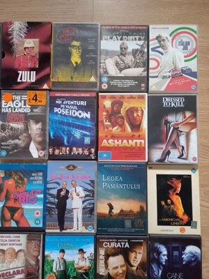 COLECȚIE RARITATE MICHAEL CAINE MULTE SIGILATE,multe cu subtitrare în limba română Câteva in engleza - imagine 3