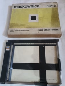 Rama Ajustare Marime Fotografii Maskownica 13x18 Polonia-vintage 1970