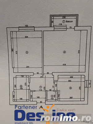 Apartament 2 camere Decomandat, 50 mp,  MIROSLAVA CENTRU - imagine 7