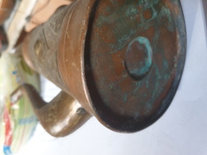 Ceainic cupru, vintage - imagine 2