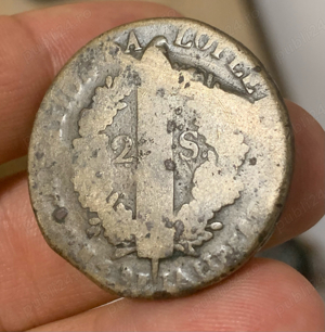 Moneda 2 sol Ludovic XVI 1792