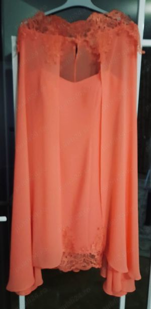 Rochie de Seară din Vual și Dantelă - imagine 7