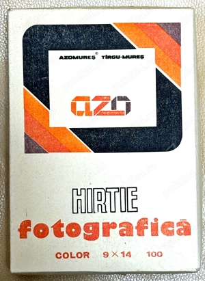 Hartie fotografica color + alb negru AZO 9x14cm 100 buc. pachet 1991
