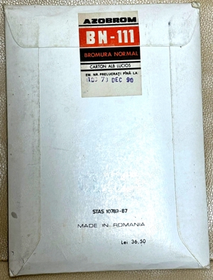 Hartie fotografica color + alb negru AZO 13x18cm 25 buc. pachet '90 - imagine 4