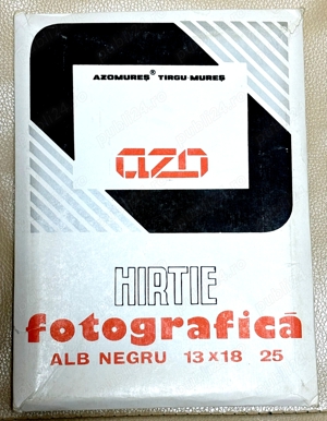 Hartie fotografica color + alb negru AZO 13x18cm 25 buc. pachet '90 - imagine 2