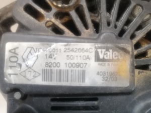  Alternator VALEO 200079 14V, 110A - imagine 7