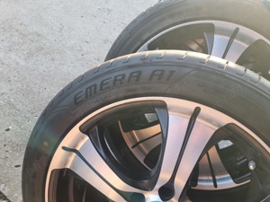 4 cauciucuri de vara noi 245 45 19 cu jante de aliaj 5x de Audi A 6  - imagine 9