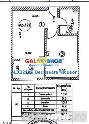 Apartament 2 camere, Pollux Residence, mobilat Utilat, 53.900 euro - imagine 8