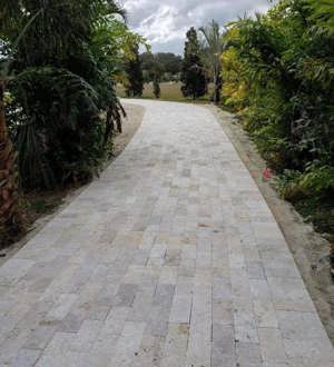 Pavaj travertin 30x15x 3 cm