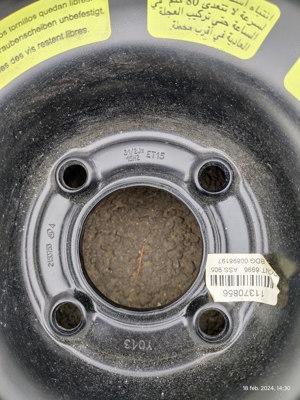 Roata rezerva temporara  - imagine 2