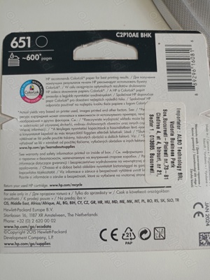 Vând cartuș pentru imprimante.a hp ,negru,nou nouț , calitate. - imagine 4