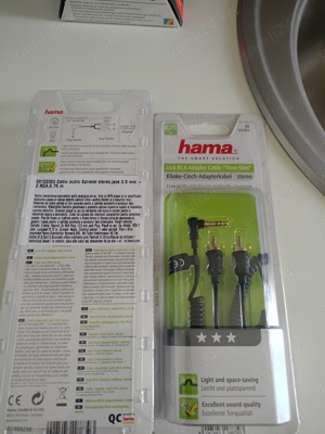 Vând cablu adaptor pentru amplificator cu mufa jack,nou nouț , calitate. - imagine 4