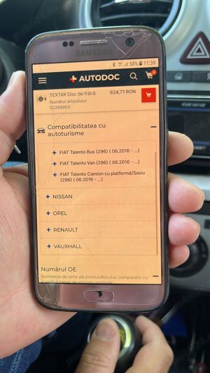 Disc frana textar pro 92268903 , Renault Traffic 3 , Opel Vivaro B , Nissan NV300 , Fiat Talento    - imagine 8