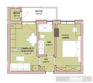 Apartament la cheie cu 2 camere si balcon etaj 1 zona Selimbar - imagine 7