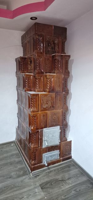 Sobă teracotă completă - imagine 3