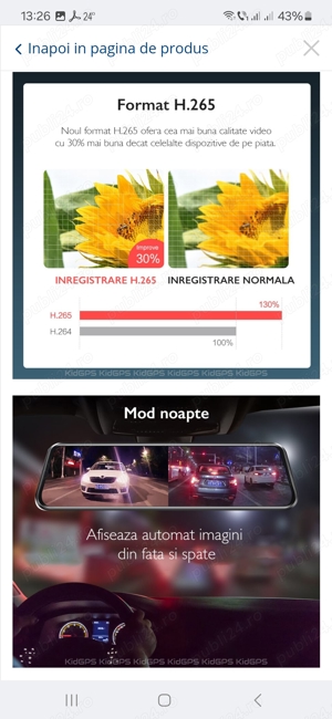 Camera auto oglinda DVR 2K - imagine 5