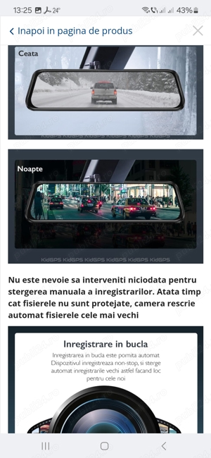 Camera auto oglinda DVR 2K - imagine 2