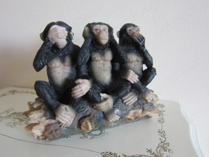 cadou rar 3 maimute intelepte Legea de Aur a japonezilor - imagine 3