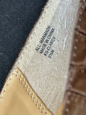 Pantofi maro dama piele lacuita manmade Karen Scott - imagine 9