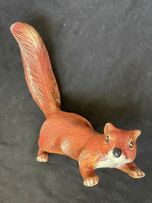 Veverita maro ceramica decoratiune de gradina   casa exterior   interior - imagine 3