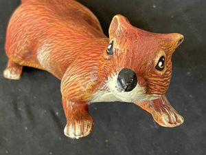 Veverita maro ceramica decoratiune de gradina   casa exterior   interior - imagine 4
