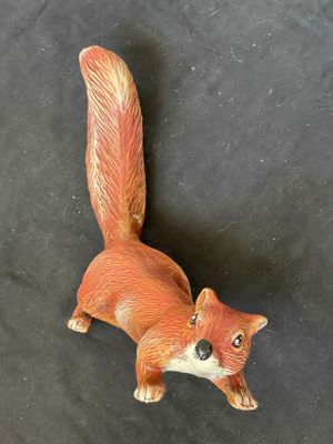 Veverita maro ceramica decoratiune de gradina   casa exterior   interior - imagine 6