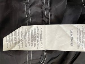 Jacheta vintage barbati piele naturala alba neagra geaca moto biker Clockhouse - imagine 10