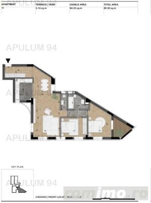 Apartament 3 camere 85mp | Licurg 2 | Cartierul Armenesc