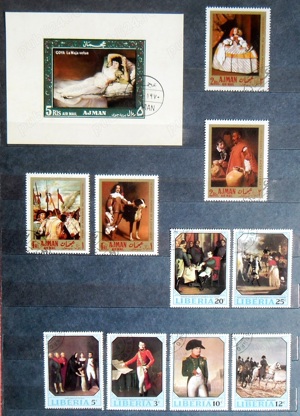 Timbre obliterate (ștampilate) - lot nr. 6 - pictură  A - imagine 7