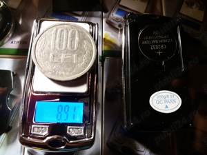 Cantar cantare bijuterii telecomanda 0.01g-200g 2 zecimale - Precizie: 0.01 g 6,5cm. 6 baterii rezer