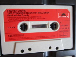 casete audio noi Corul Fischer -1000 Voci Canta pt Milioane,Germany'77 - imagine 4