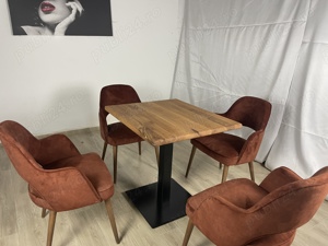 Producator vindem mese STEJAR masiv - imagine 3