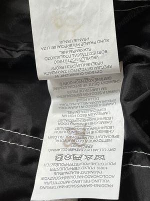 Jacheta vintage barbati piele alba geaca moto biker Clockhouse 5 buzunare primavara vara - imagine 10