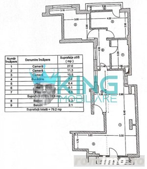 Universitate - Centrul Vechi | 3 Camere | Centrala | Mansarda | Balcon - imagine 17