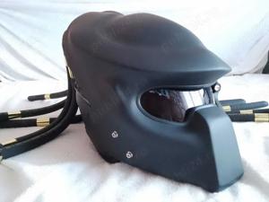 Casca Motocicleta model Pro Predator, Rara, cu Laser Rosu (pe baterie) - imagine 3