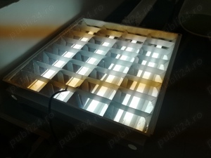 Lampi 4 Corpuri de neoane incastrate in tavan cu 16 neoane functionale incluse - imagine 2