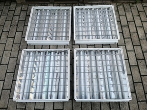 Lampi 4 Corpuri de neoane incastrate in tavan cu 16 neoane functionale incluse - imagine 7