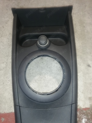 consola centrala schimbator viteze si pahare renault megane 2 - imagine 4