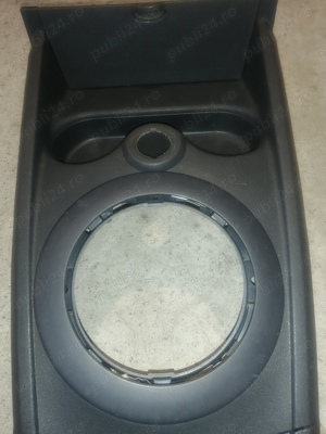 consola centrala schimbator viteze si pahare renault megane 2 - imagine 6