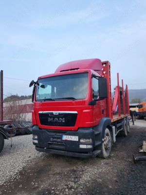 Man tgs 440 cp, transport forestier lemn, bușteni  - imagine 3