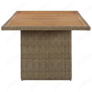 Masa de gradina lemn masiv de ACACIA - imagine 2