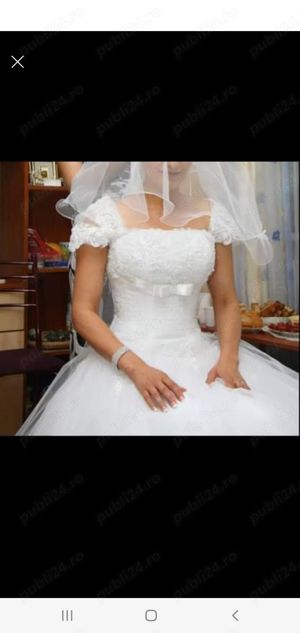 Rochita mireasa tip printesa - imagine 2