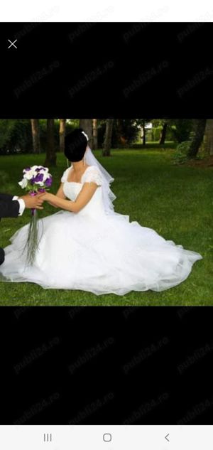 Rochita mireasa tip printesa - imagine 4