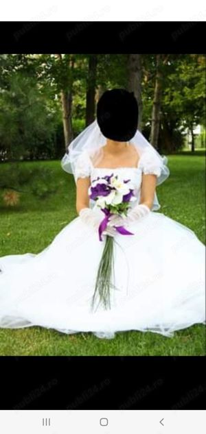 Rochita mireasa tip printesa - imagine 3