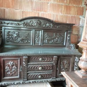 Nottaire dulap  florentin mobila antică vintage 